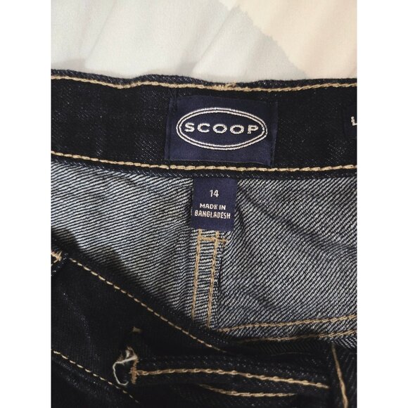 Scoop Women’s Relaxed Low Slung Jeans Size 14 NWT - Dark Wash - Picture 7 of 8